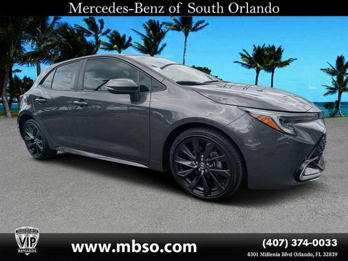 Magnetic Gray Metallic 2024 Toyota Corolla Hatchback XSE