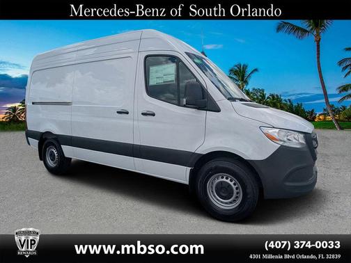 Arctic White 2026 Mercedes-Benz Sprinter 2500 Standard Roof