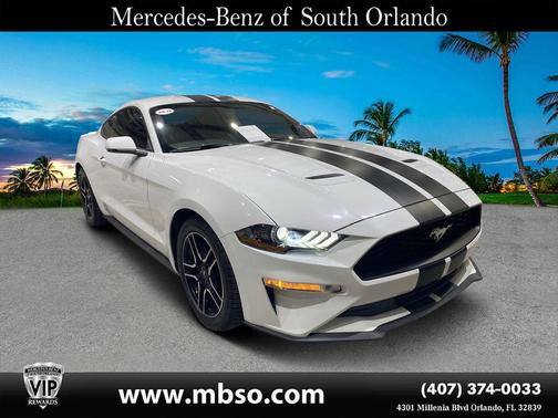 Oxford White 2019 Ford Mustang EcoBoost Premium