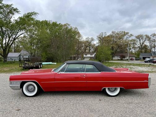 Red 1965 Cadillac DeVille Base
