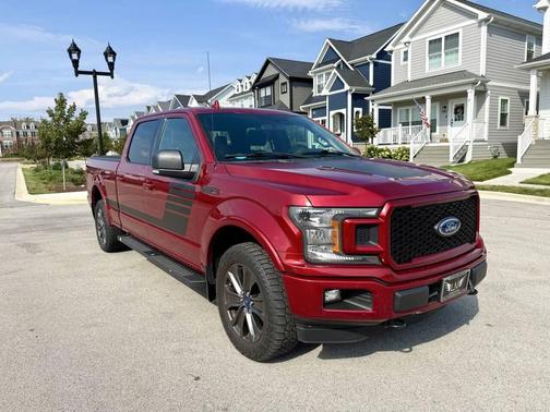 Burgundy 2018 Ford F-150 XLT