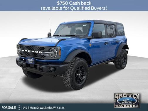 Blue 2026 Ford Bronco Badlands