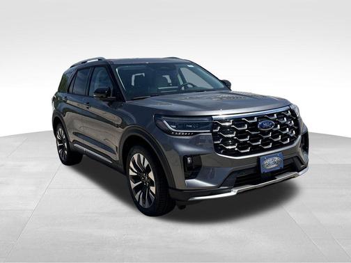 Gray Metallic 2026 Ford Explorer Platinum