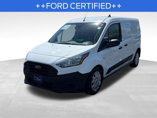 Frozen White 2021 Ford Transit Connect XL Cargo Van