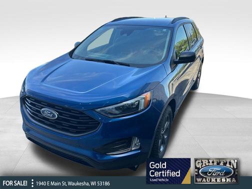 Atlas Blue Metallic 2024 Ford Edge SEL