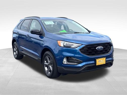 Atlas Blue Metallic 2024 Ford Edge SEL