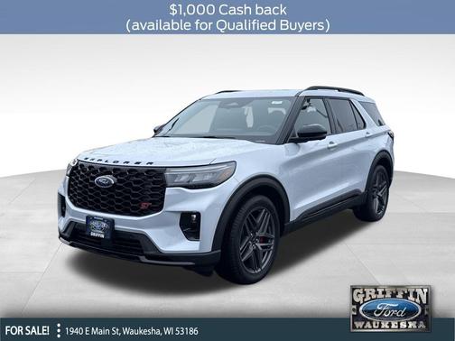 White Metallic 2026 Ford Explorer ST