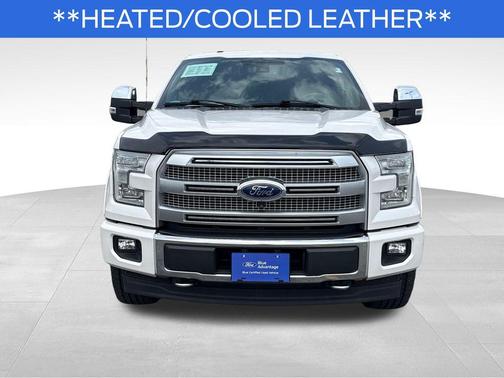 White Platinum Clearcoat Metallic 2017 Ford F-150 Platinum