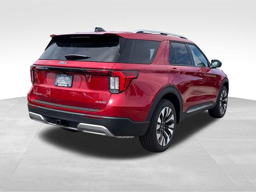 Rapid Red Metallic Tinted Clearcoat 2026 Ford Explorer Platinum