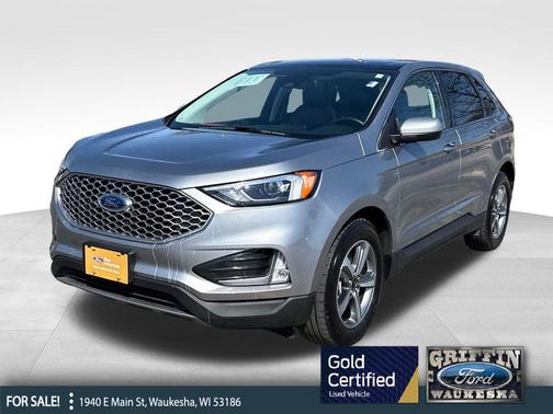 Iconic Silver Metallic 2024 Ford Edge SEL