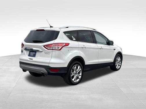 White Platinum Tricoat 2014 Ford Escape Titanium