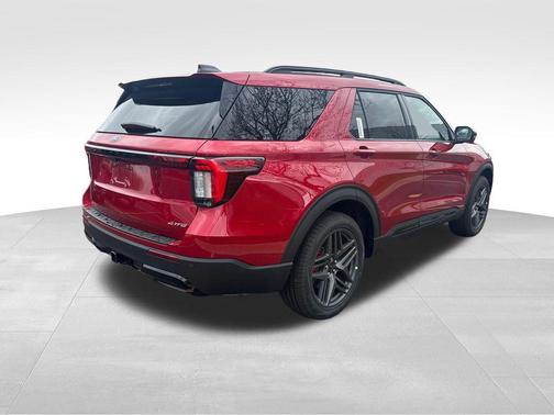 Rapid Red Metallic Tinted Clearcoat 2026 Ford Explorer ST-Line