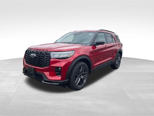 Rapid Red Metallic Tinted Clearcoat 2026 Ford Explorer ST-Line