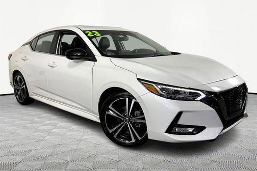 Aspen White Tricoat 2023 Nissan Sentra SR