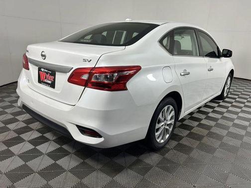 Aspen White Tricoat 2019 Nissan Sentra SV
