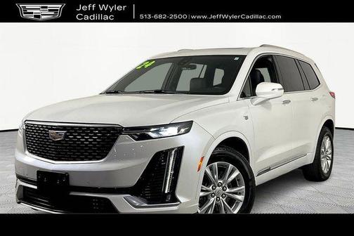 Crystal White Tricoat 2024 Cadillac XT6 Luxury FWD