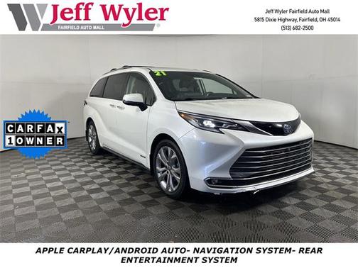 2021 Toyota Sienna Platinum 7 Passenger