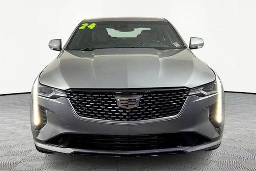 Argent Silver Metallic 2024 Cadillac CT4 Premium Luxury