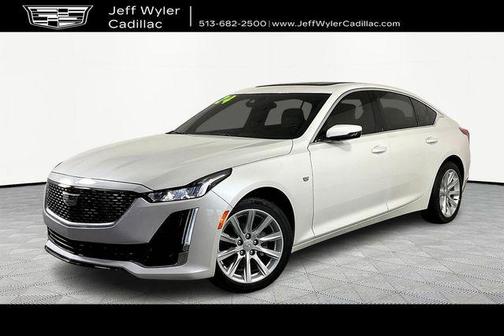 Crystal White Tricoat 2024 Cadillac CT5 Luxury