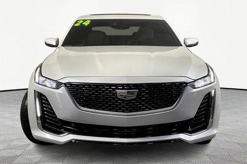 Crystal White Tricoat 2024 Cadillac CT5 Luxury