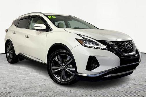 Pearl White Tricoat 2020 Nissan Murano Platinum Intelligent AWD