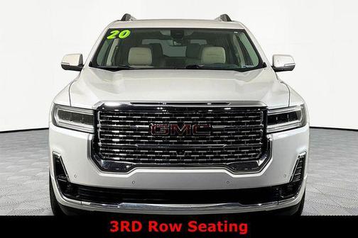 White Frost Tricoat 2020 GMC Acadia Denali