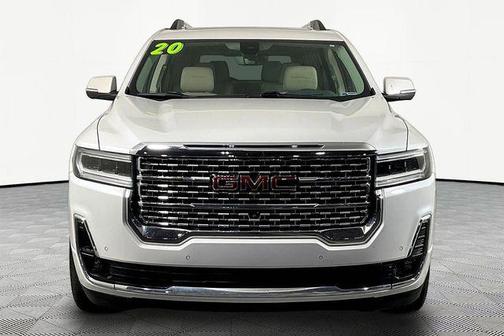 White Frost Tricoat 2020 GMC Acadia Denali