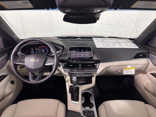 Vibrant White Tricoat 2026 Cadillac CT4 Premium Luxury RWD