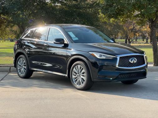 Black Obsidian 2025 INFINITI QX50 Pure