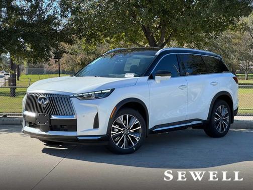 Radiant White 2026 INFINITI QX60 Luxe