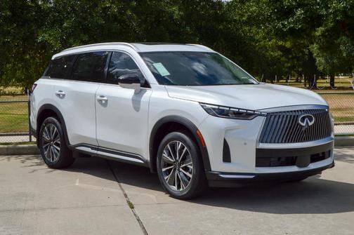 Radiant White 2026 INFINITI QX60 Luxe