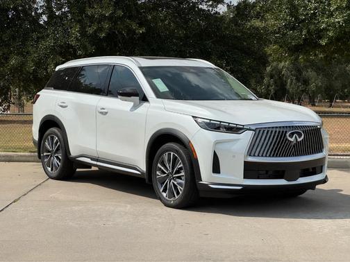 Radiant White 2026 INFINITI QX60 Luxe