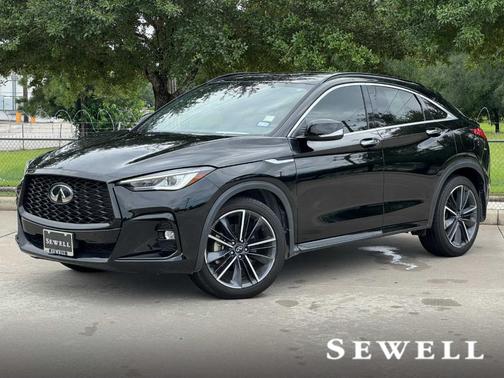 Black Obsidian 2024 INFINITI QX55 LUXE