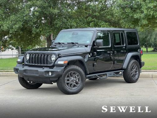 Black Clearcoat 2024 Jeep Wrangler Sport