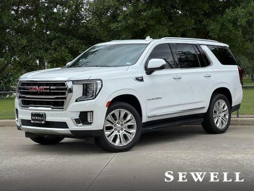 Summit White 2021 GMC Yukon SLT