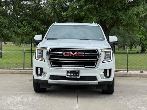 Summit White 2021 GMC Yukon SLT