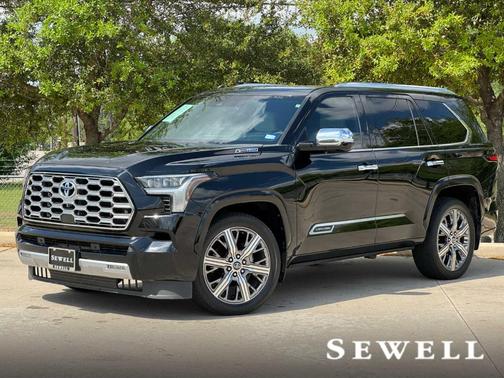 Midnight Black Metallic 2023 Toyota Sequoia Capstone