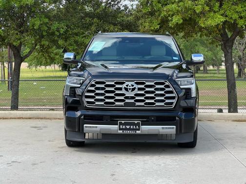 Midnight Black Metallic 2023 Toyota Sequoia Capstone