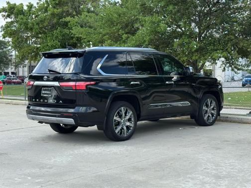 Midnight Black Metallic 2023 Toyota Sequoia Capstone