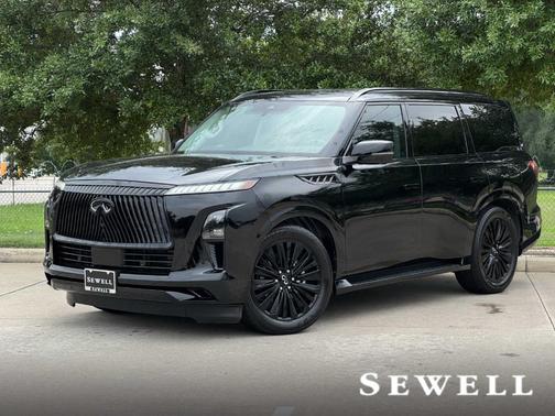 Black Obsidian 2025 INFINITI QX80 Luxe