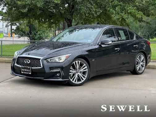 Midnight Black 2019 INFINITI Q50 3.0t Sport