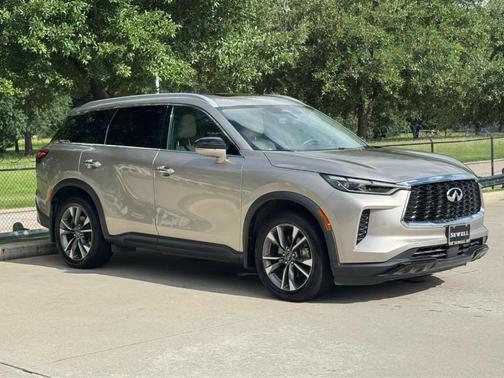 Warm Titanium 2023 INFINITI QX60 Luxe