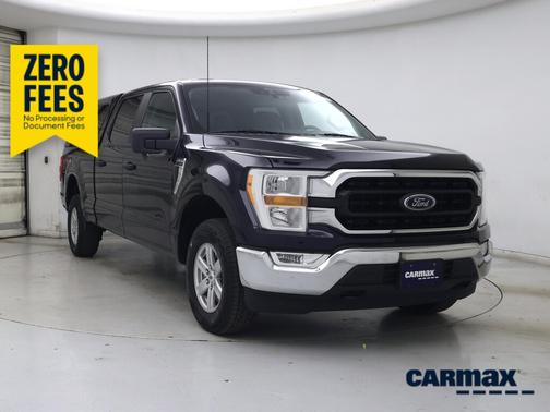 Blue 2021 Ford F-150 XLT