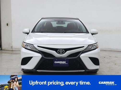 White 2019 Toyota Camry XSE