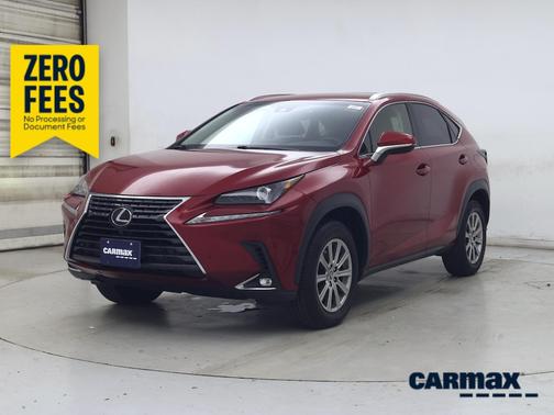 Red 2018 Lexus NX 300