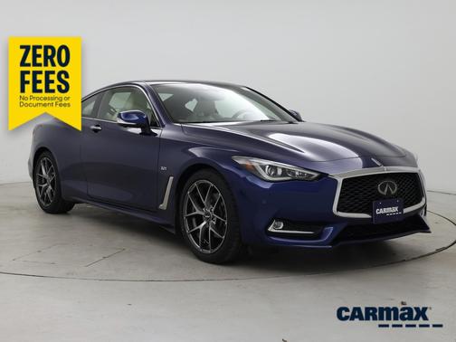 Blue 2020 INFINITI Q60 Luxe