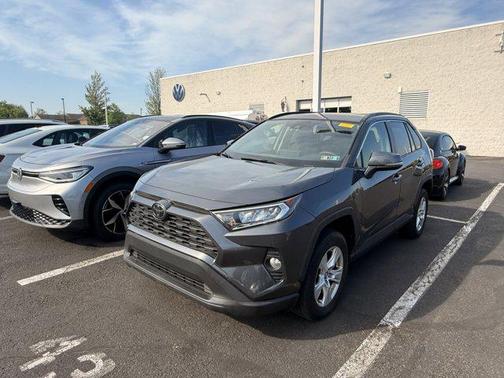 Gray 2019 Toyota RAV4 XLE
