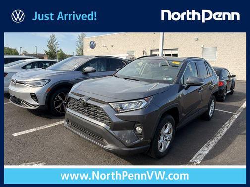 Gray 2019 Toyota RAV4 XLE