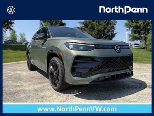 Avocado Green w/Deep Black Roof 2026 Volkswagen Tiguan 2.0T SE R-Line Black 4MOTION