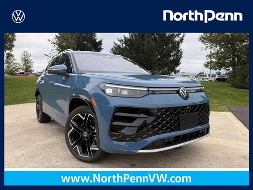 Monterey Blue Pearl 2026 Volkswagen Tiguan 2.0T SEL R-Line 4MOTION